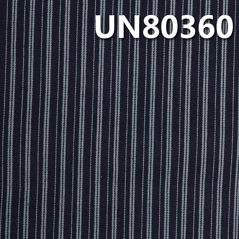 Stretch Striped Denim Fabric | 9.1 oz Poly Cotton Denim Fabric | For Denim Skirts Casual Denim Shirts