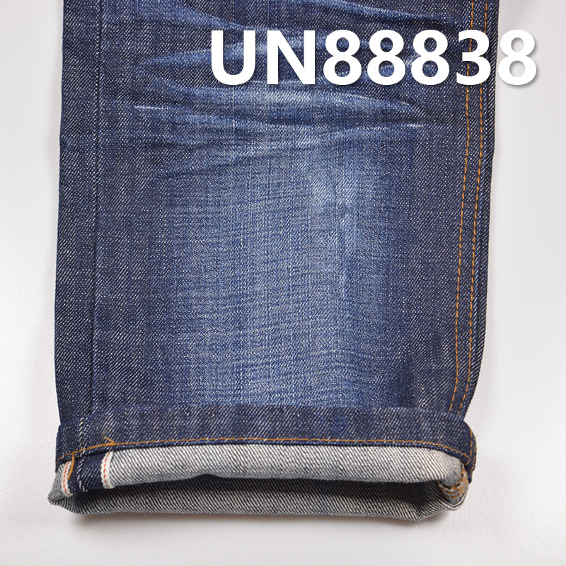 100% Cotton Slub Selvedge Denim Twill 32/33" 13.5oz UN88838