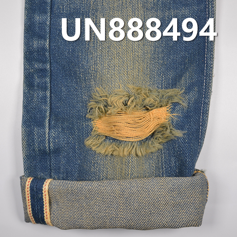 Cotton Denim | 22 oz Slub Cotton Twill Heavyweight Selvedge Denim | 3/1 "Z" Twill | Fabrics for Jeans, Packaging,Denim Jacket Coats