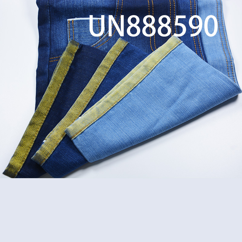 Cotton-Polyester Slub Selvedge Denim Fabric | 11.4oz Twill Denim | Fabric for Jeans and Denim Shirts