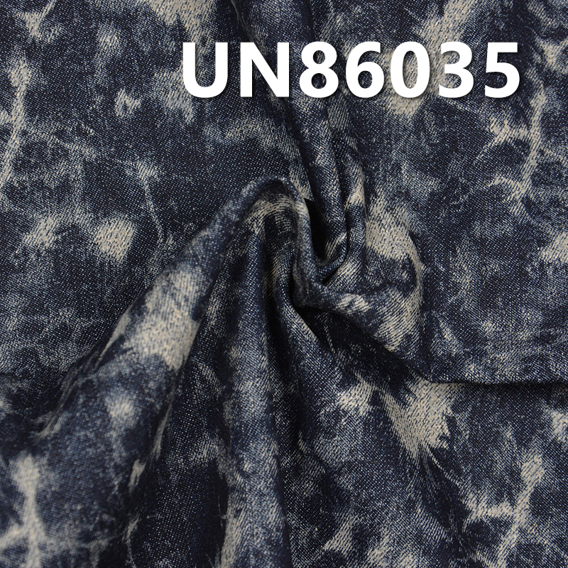 Stretch Denim Fabric | 8oz Lightweight Printed Denim for Spring & Summer | Cotton-Poly Spandex Twill | Jeans, Skirts, Shirts Fabric