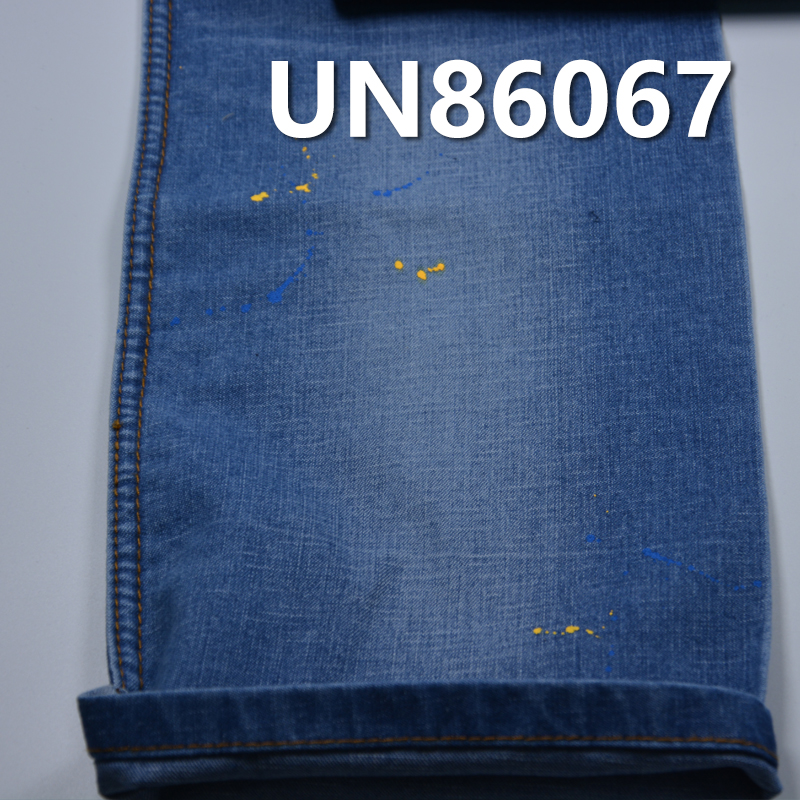 Stretch Denim Fabric | 9.6oz Cotton-Poly-Spandex Slub Denim | Woven Right Twill | Jeans, Denim Skirt, and Denim Shirt Material