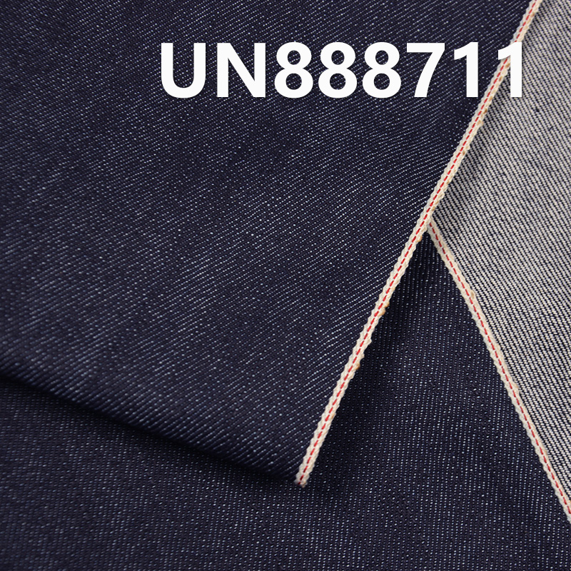 100% Cotton Selvedge Denim Fabric | 13oz Slub Twill Denim | Fabric for Autumn/Winter Jeans, Denim Jackets