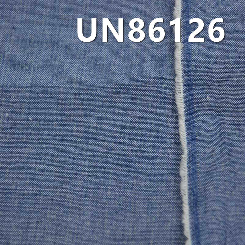 6oz Lightweight Chambray Denim Fabric | 100% Cotton Plain Weave for Shirts & Skirts