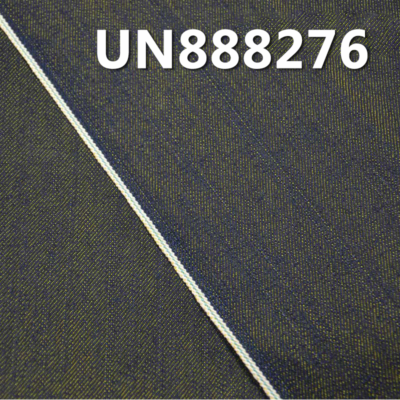 Dyed Slub Selvedge Denim Fabric | 12.6oz Cotton-Poly Twill Denim | Dyed Denim | Jeans, Denim Jacket, and Coat Material