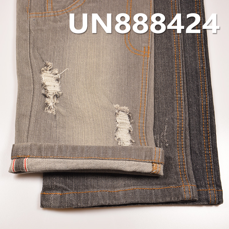 Cotton Stretch Selvedge Denim | 11.5oz Slub Cotton 3/1 "Z" Twill Denim | Raw Denim | Jeans, Streetwear Jackets Fabric