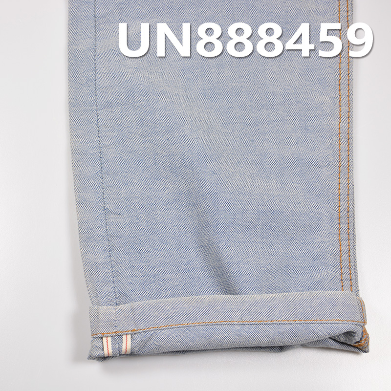 100% Cotton Oxford Selvedge Denim | 6.5oz Raw Denim | Slub Cotton Denim | Fabric for Skirts, Jeans, Shirts