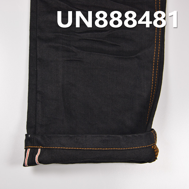 Cotton-Polyester Stretch Selvedge Denim | 11.3oz 3/1 “Z” Twill Denim | Raw Denim | Jeans, Streetwear Jackets, Outerwear Fabric