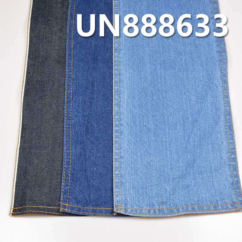 100%COTTON Selvedge Straight Slub Denim 30/31" 11.5OZ UN888633
