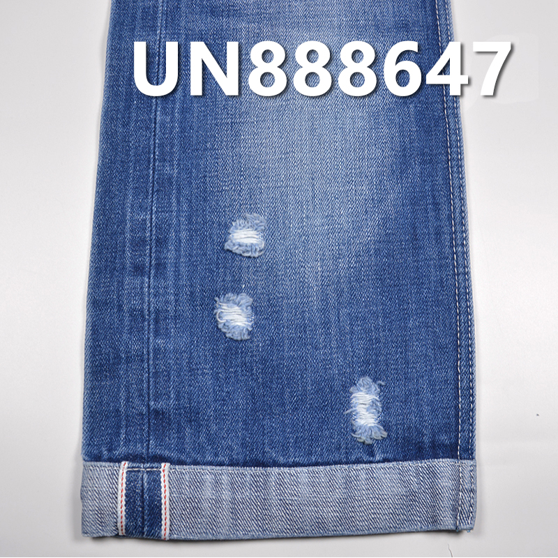 100% Cotton Selvedge Denim | 15oz Slub Twill Denim | Fabric for Jeans, Denim Jackets & Jackets