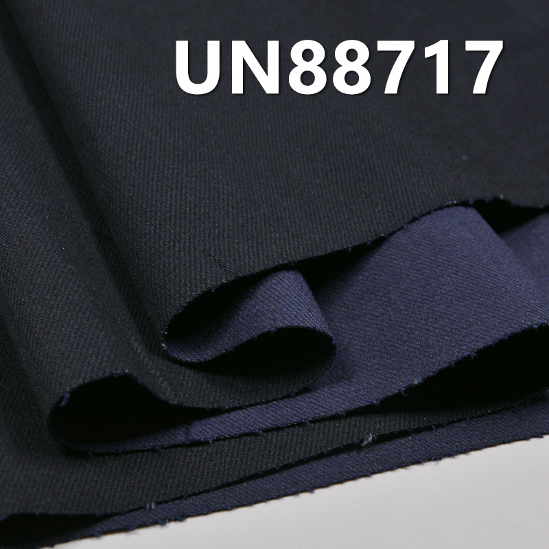 99% Cotton 1%Spandex Blue Fill Mid Blue Denim Twill 57/58"  12.3OZ UN88717