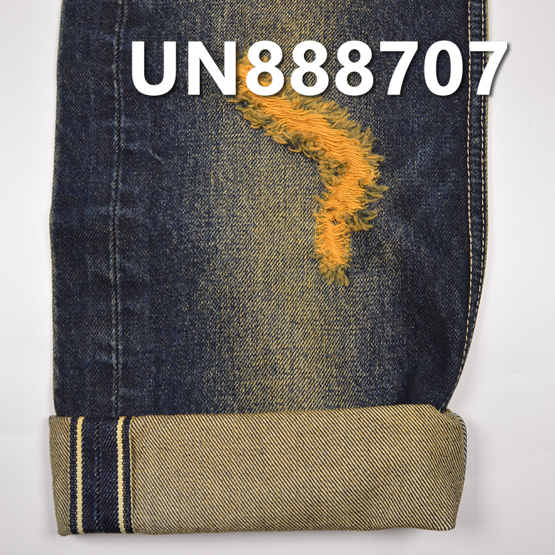 100% Cotton Dark Blue Denim |14.5oz Twill Selvedge Denim Fabric | Fabric for Jeans, Denim Jackets