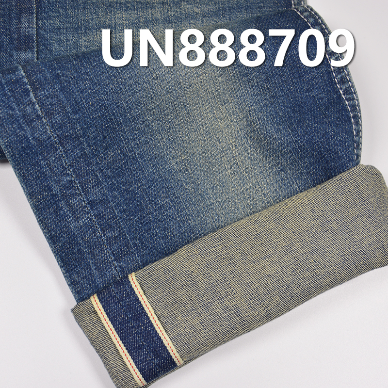 Cotton Stretch Denim | 9oz Slub Twill Selvedge Denim | Fabric for Denim Skirts, Denim Tops