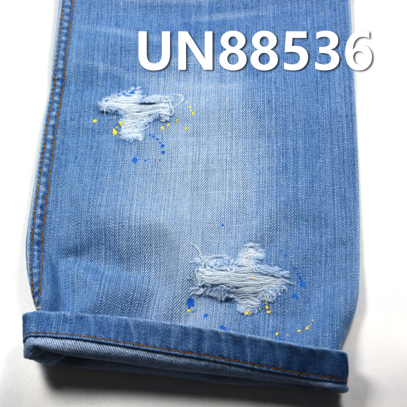 Mercerized Denim Fabric | 10oz Cotton Slub Denim | WovenTwill Denim | Fabric for Denim Skirts, Denim Shirts