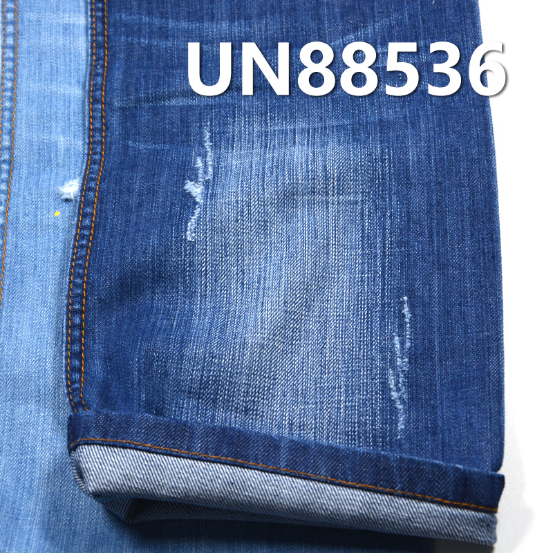 Mercerized Denim Fabric | 10oz Cotton Slub Denim | WovenTwill Denim | Fabric for Denim Skirts, Denim Shirts