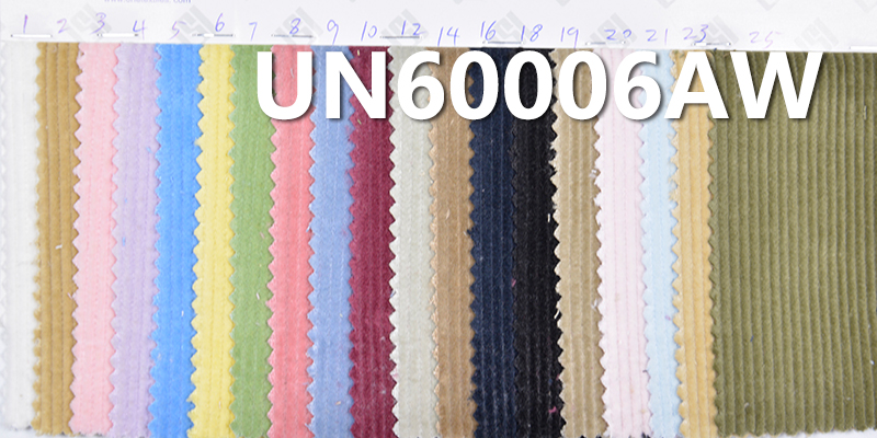 100% Cotton Dyed  Washing Corduroy 8W 4H 57/58" 293g/m2 UN60006AW