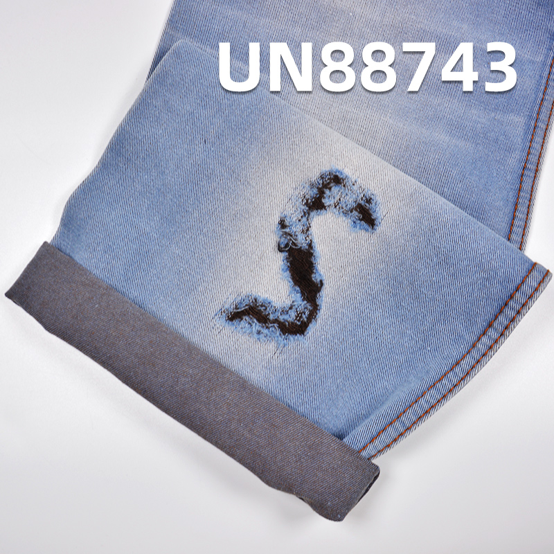 Blue Warp Black Weft Denim | 8.4oz 100% Cotton Twill Fabric | Reactive Black | Fabric for Jeans, Denim Skirts, Shirt Jackets