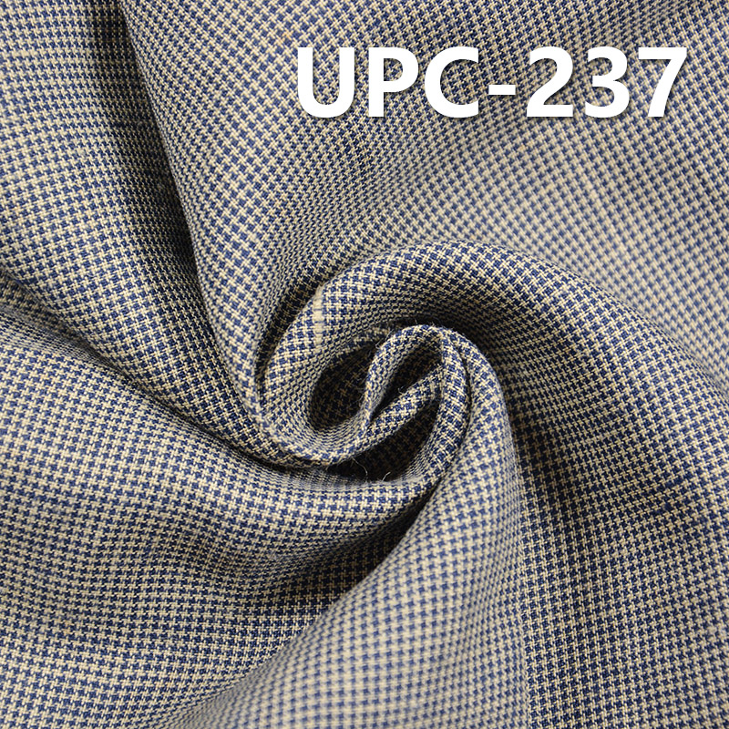 100% Cotton Yarn-Dyed Fabric | 130 g/m2 Houndstooth Yarn-Dyed Fabric | For Casual Shirts Skirts