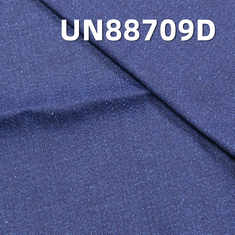 Stretch Dyed Denim Fabric | 9.4oz Cotton Stretch Twill Denim | Blue Face Blue Back | Fabric for Denim Skirts, Denim Shirts