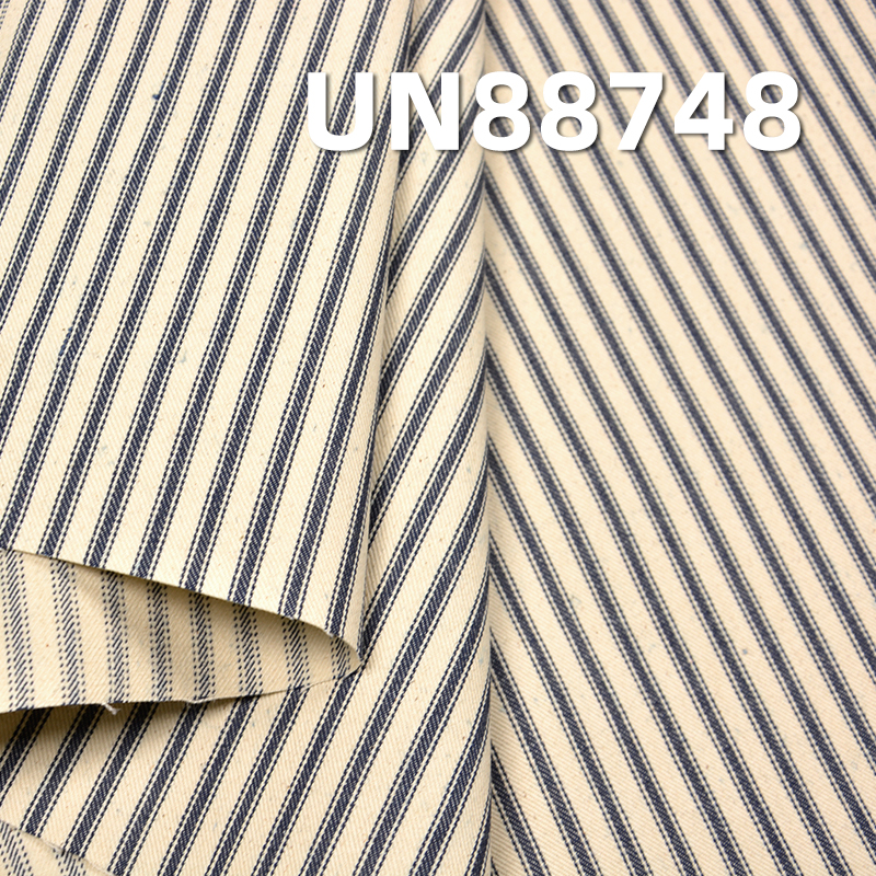 100% Cotton Strip Denim Twill  57/58" 7oz UN88748