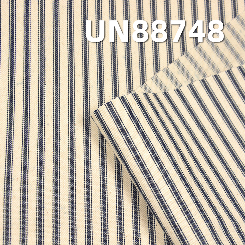 100% Cotton Strip Denim Twill  57/58" 7oz UN88748