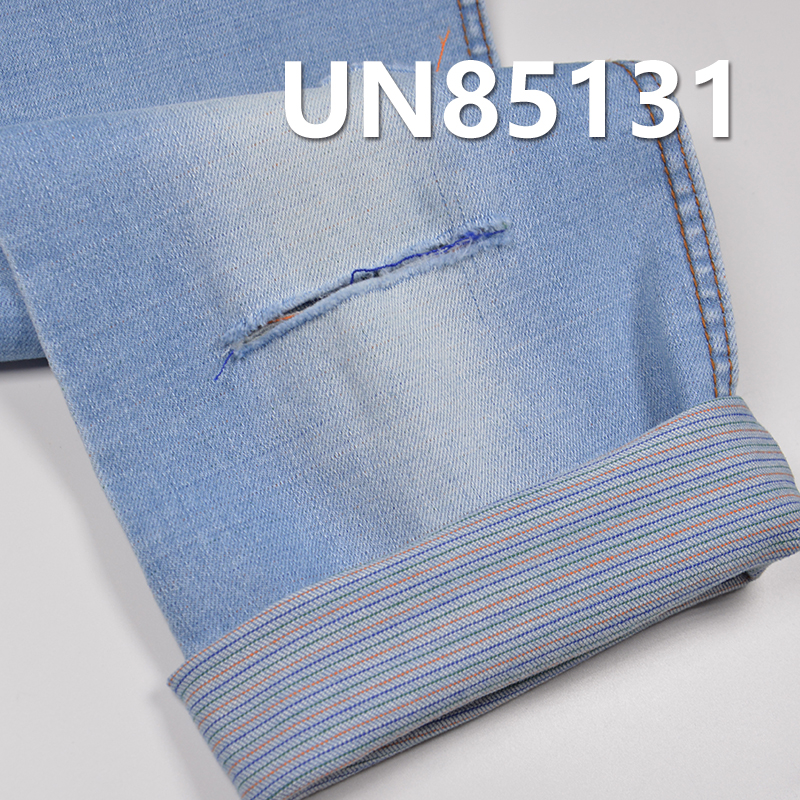 Blue Face/Colored Weft Denim | 10oz High Stretch 3/1"z" Twill Denim | Fabric for Jeans, Denim Skirts & Denim Tops