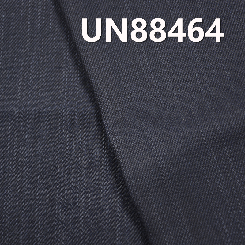 All-Cotton Dyed Denim | 13.2oz Twill Cross/Vertical Slub Denim | Reactive Black | For Jeans & Denim Jackets