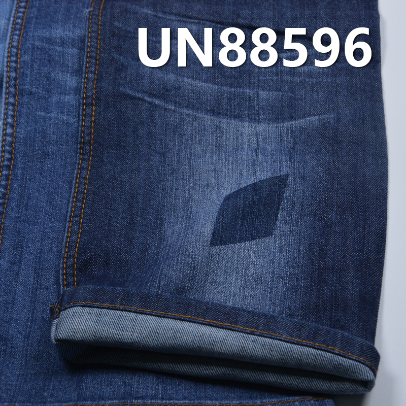 Stretch Denim Fabric | 9oz Cotton-Poly Core-Spun Slub Denim | Twill Denim | For Denim Skirts & Denim Shirts