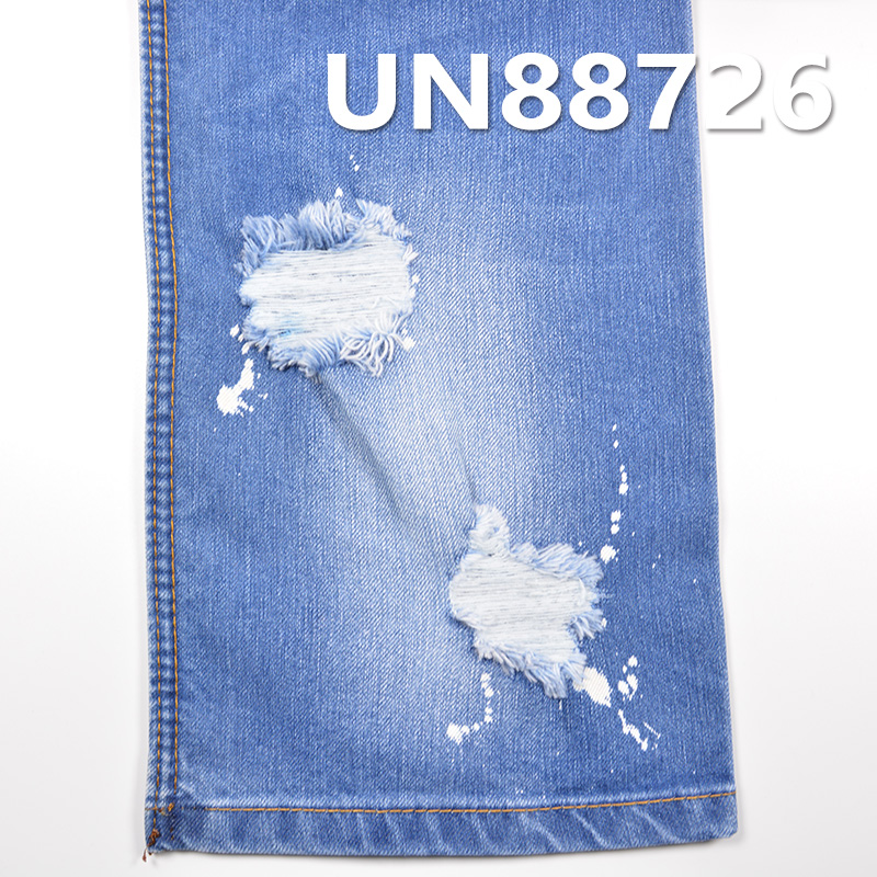 Moisture-Wicking Denim Fabric | 11oz Polyester Cotton High-impact Denim| Fabric for Jeans, Denim Skirts & Denim Jackets