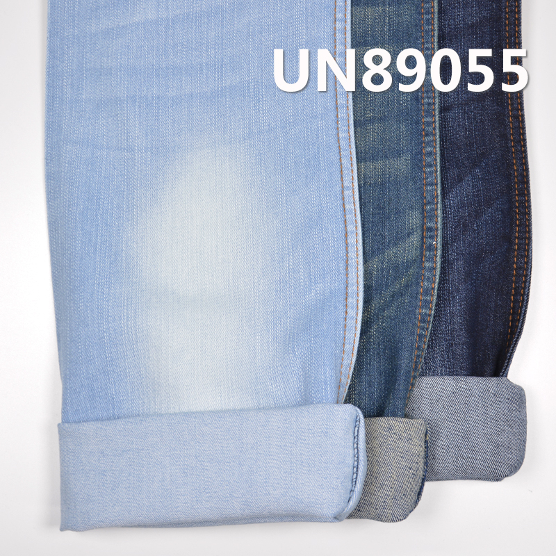 T/R Cotton Stretch Denim Fabric | 9.5 oz Slub 3/1 "Z" Twill Denim Fabric | For Jeans Denim Skirts Denim Tops