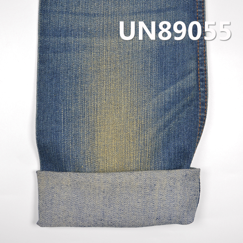 T/R Cotton Stretch Denim Fabric | 9.5 oz Slub 3/1 "Z" Twill Denim Fabric | For Jeans Denim Skirts Denim Tops