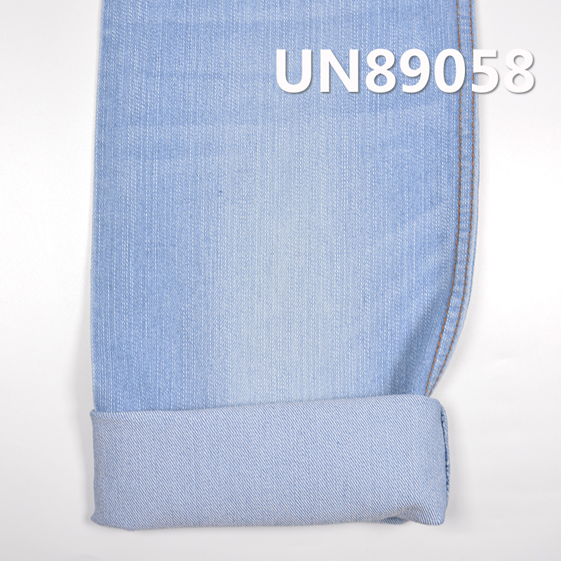 Stretch Denim Fabric | 9.9 oz Poly Cotton Slub 3/1 "Z" Twill Denim Fabric | For Jeans Denim Skirts Denim Tops