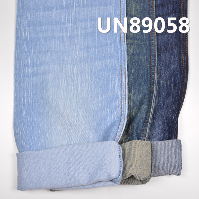Stretch Denim Fabric | 9.9 oz Poly Cotton Slub 3/1 "Z" Twill Denim Fabric | For Jeans Denim Skirts Denim Tops