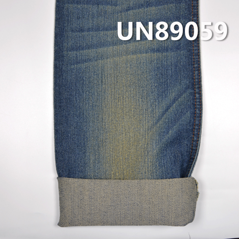 Stretch Denim Fabric | 9.5 oz Poly Cotton Slub 3/1 "Z" Twill Denim Fabric | For Jeans Denim Skirts Denim Tops
