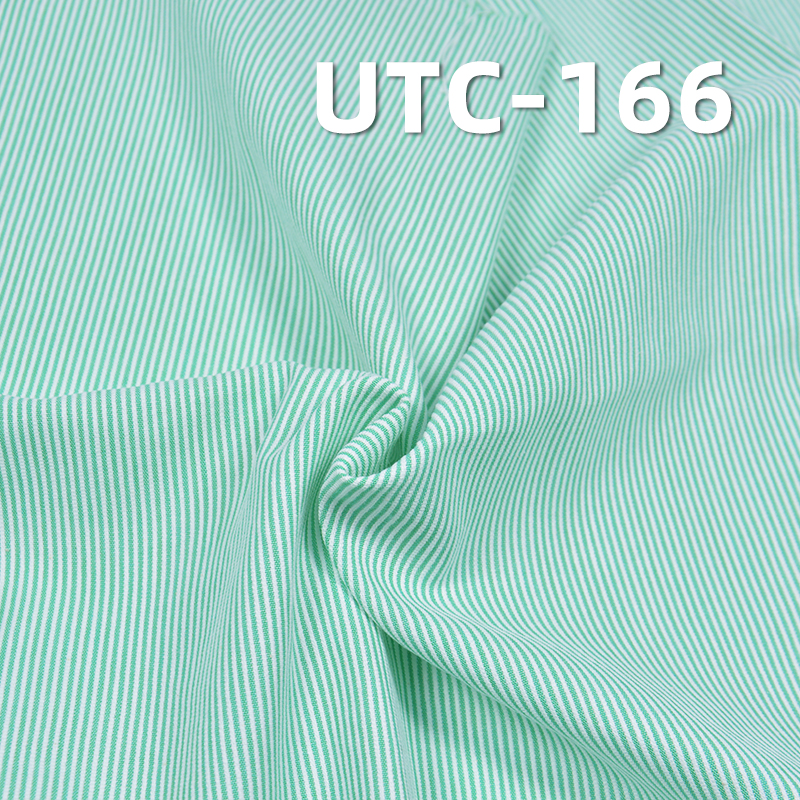 T/C Color Woven Fabric | 119g/m² Pinstripe T/C Dyed Fabric | Striped Fabric | Fabric for Pants and Casual Shirts