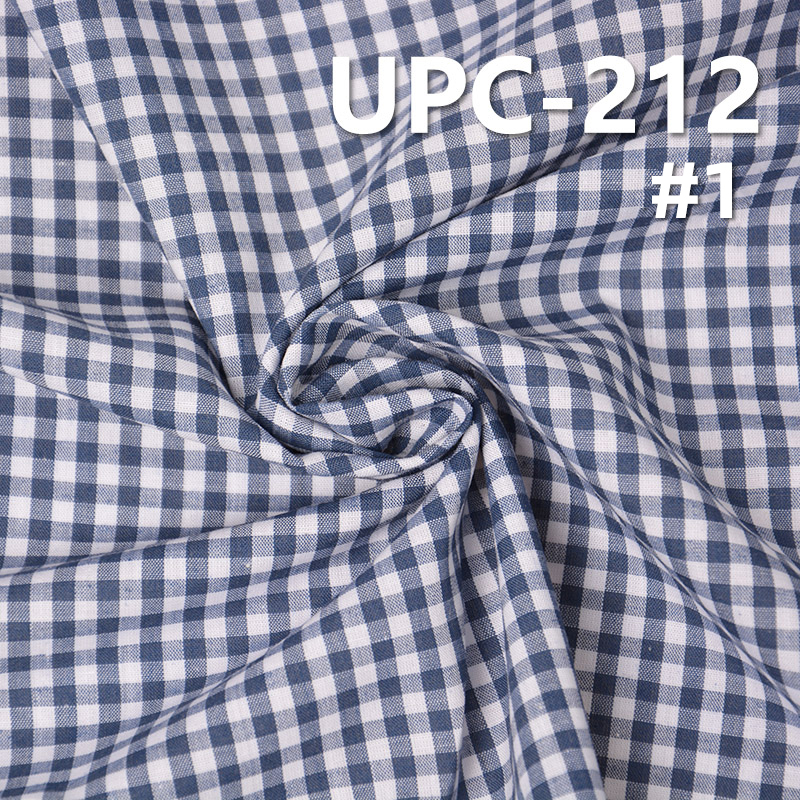 96g/m² 100% Cotton Check Yarn-Dyed Fabric | For Trousers, Skirts & Casual Shirts