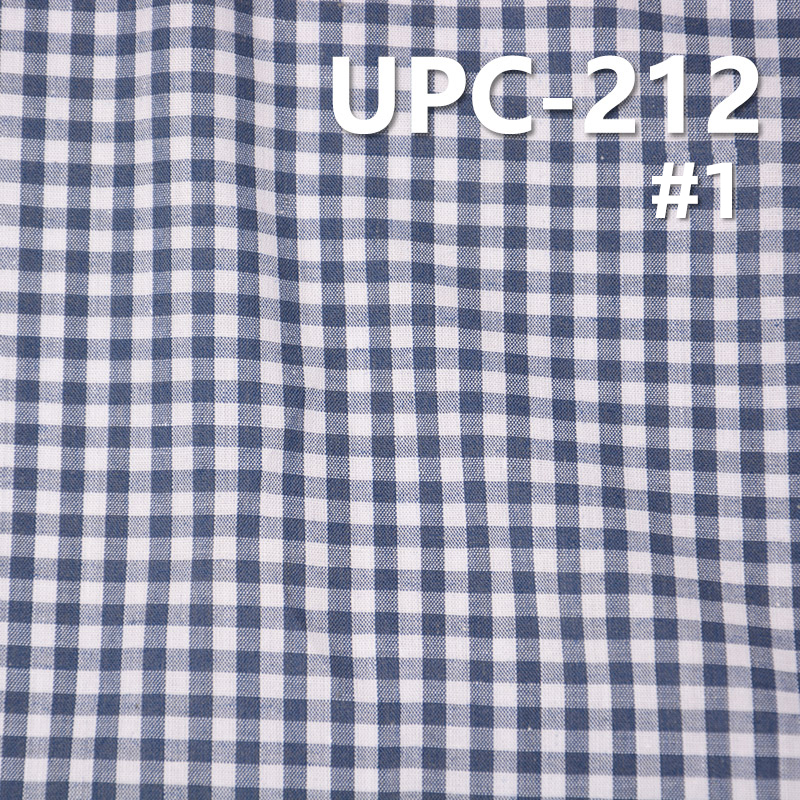 96g/m² 100% Cotton Check Yarn-Dyed Fabric | For Trousers, Skirts & Casual Shirts