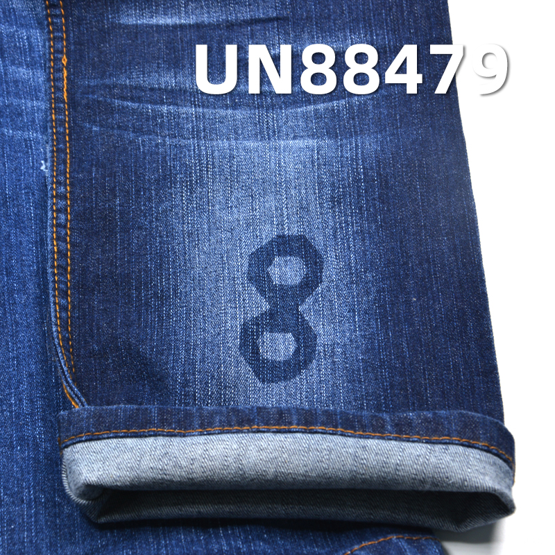 Stretch Denim Fabric | 10.3oz Cotton Stretch Slub Denim Twill  | For Jeans, Denim Skirts & Denim Jackets