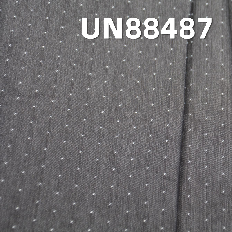 Jacquard Denim | 7.5 oz Polyester-Cotton Stretch Denim | Lightweight Denim | 2/1“Z”Twill Fabric for Jeans, Skirts, and Shirts