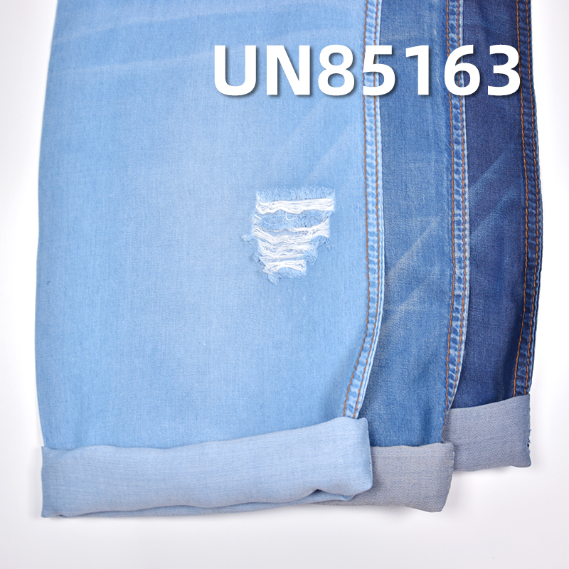 Pure Tencel Denim Fabric | 4.9 oz Sateen Twill Denim Fabric | Fabric for Denim Skirts and Casual Shirts