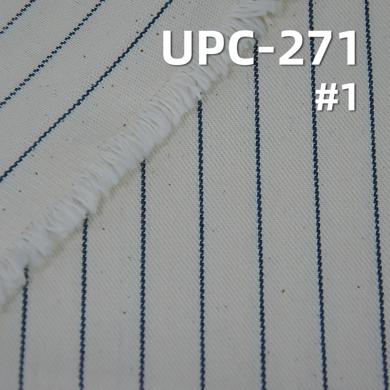 100% Cotton Yarn-Dyed Stripe Fabric | 8.5oz Lightweight LHT Twill | For Skirts & Shirting