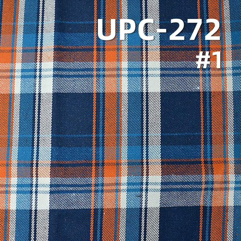 Combed Ring-Spun Cotton Fabric | 285g/m2 Heavyweight Yarn-Dyed Preppy Plaid | For Trousers, Skirts & Apparel