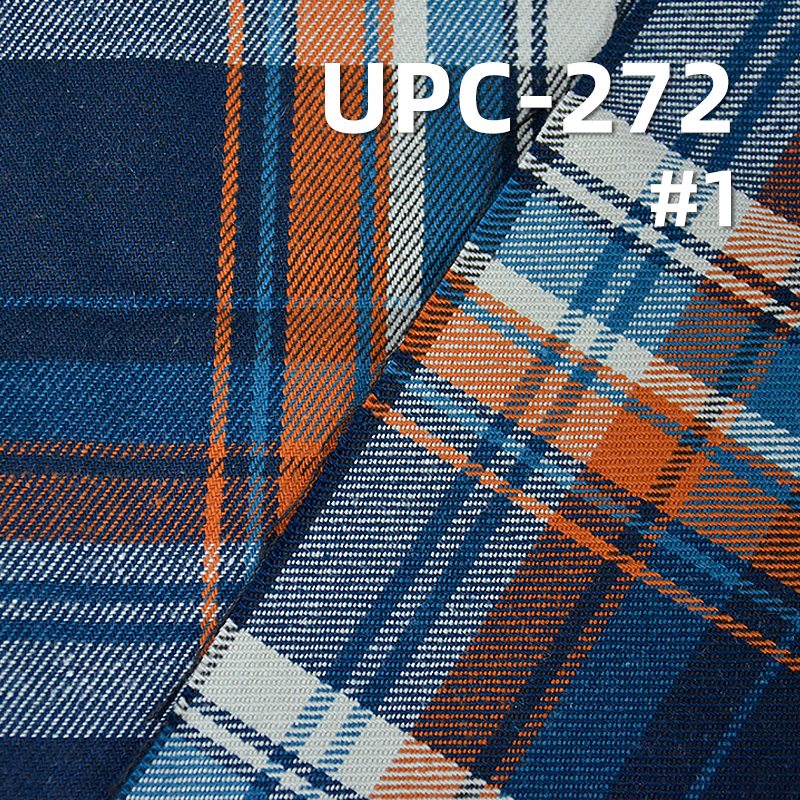 Combed Ring-Spun Cotton Fabric | 285g/m2 Heavyweight Yarn-Dyed Preppy Plaid | For Trousers, Skirts & Apparel