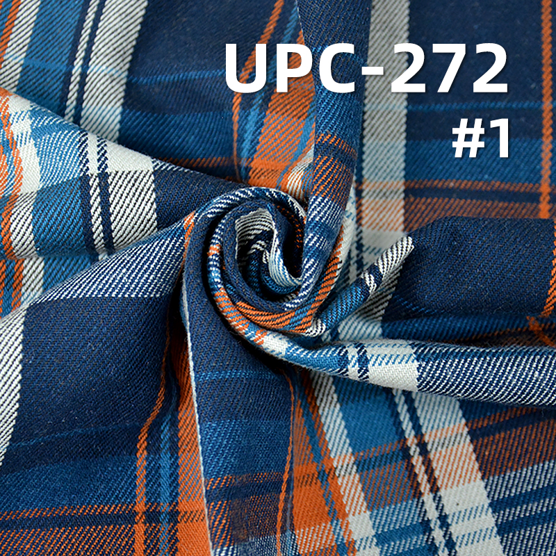 Combed Ring-Spun Cotton Fabric | 285g/m2 Heavyweight Yarn-Dyed Preppy Plaid | For Trousers, Skirts & Apparel
