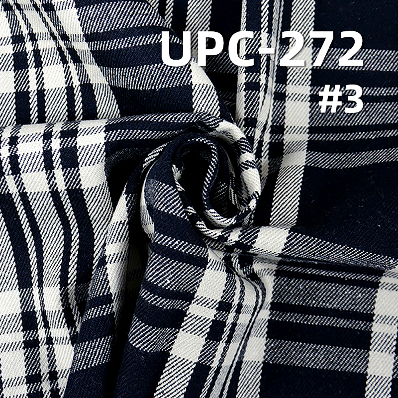 Combed Ring-Spun Cotton Fabric | 285g/m2 Heavyweight Yarn-Dyed Preppy Plaid | For Trousers, Skirts & Apparel