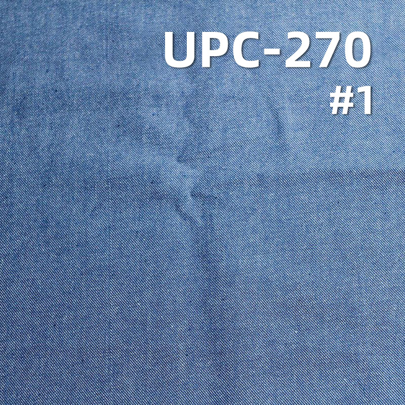 100% Cotton Chambray Fabric | 200 g/m2 Woven Material | For Shirts, Dresses & Trousers