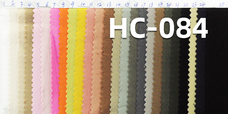 97%Cotton 3%Spandex Dobby Calvary Twill Fabric Sand Washing 235g/m2 57/58" HC-084