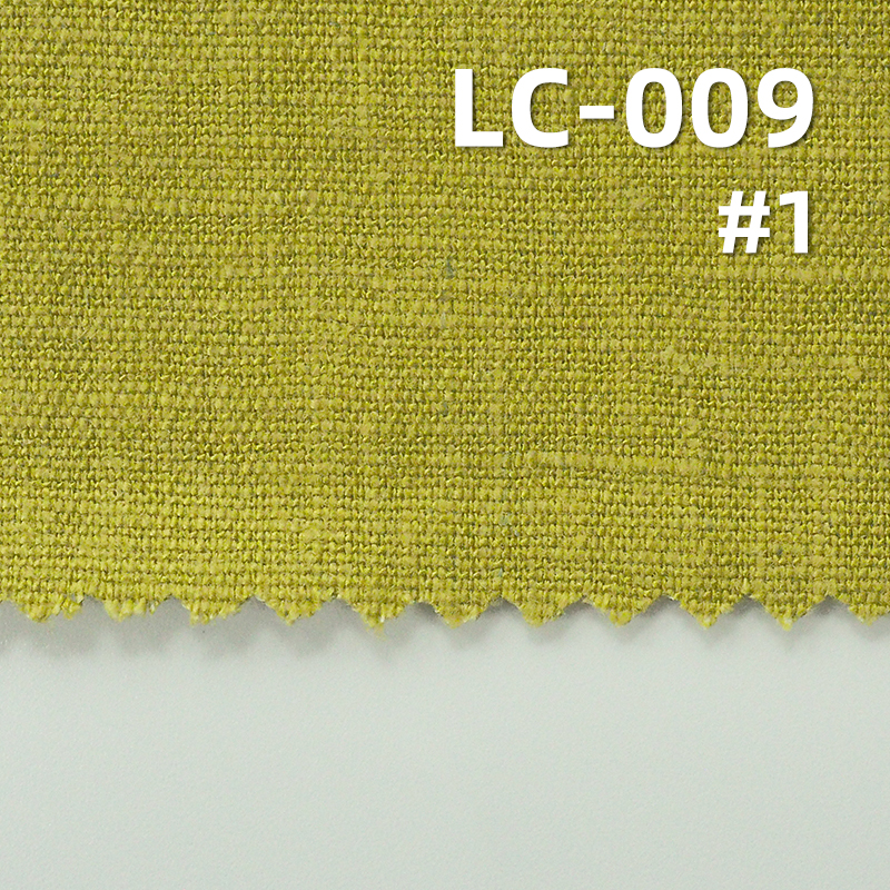 Stretch Dyed Fabric | 250g/m² Linen-Cotton Blend Plain Weave | Skirts, Pants, Casual Jackets Fabric