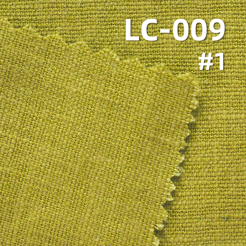 Stretch Dyed Fabric | 250g/m² Linen-Cotton Blend Plain Weave | Skirts, Pants, Casual Jackets Fabric