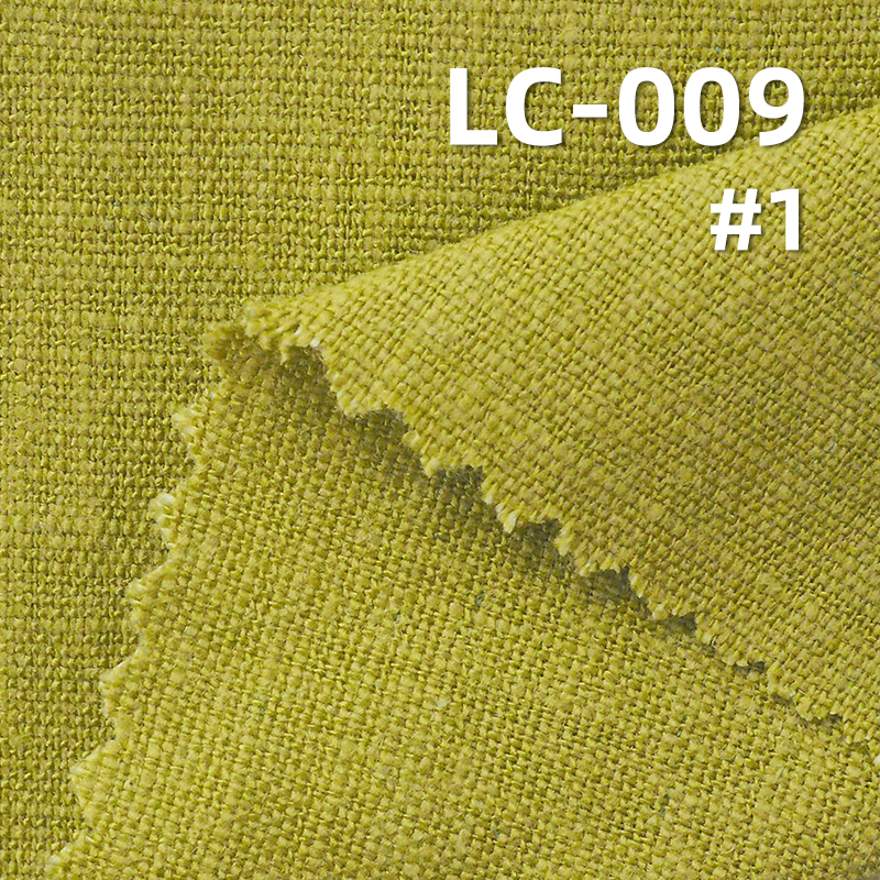 Stretch Dyed Fabric | 250g/m² Linen-Cotton Blend Plain Weave | Skirts, Pants, Casual Jackets Fabric